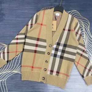 NWT size:S BURBERRY ⭐2023 new check cardigan sweater